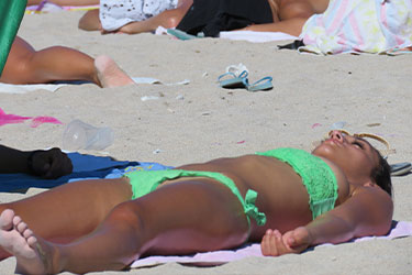beach voyeur close up bikini